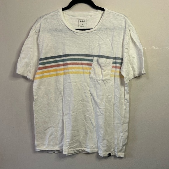 Rails Skipper Kurayo Multi White Stripped Tee - Picture 1 of 6